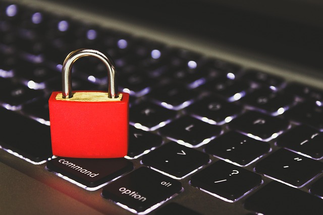 secure data protection illustration lock and shield